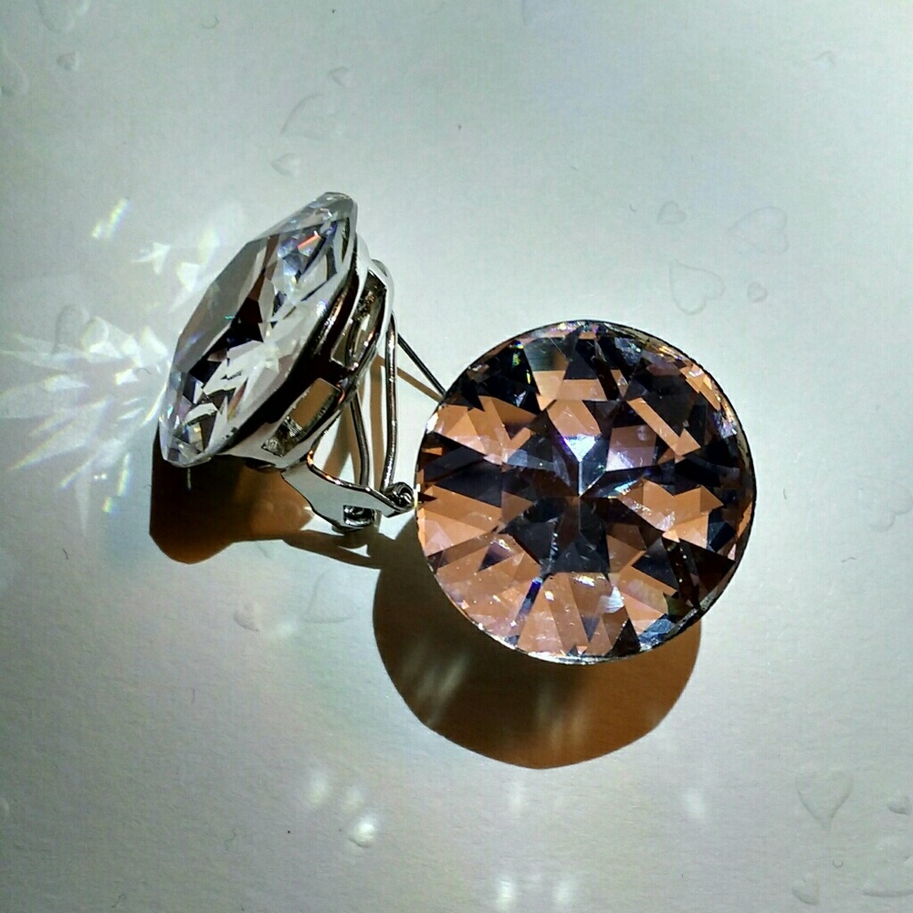 Large Stone Earrings - Picture 3 of 7